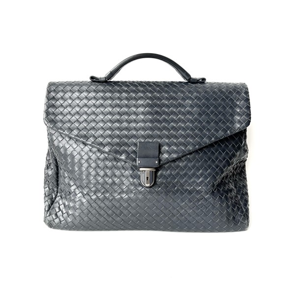 Bottega Veneta Intreccio Leather Briefcase